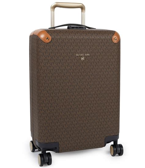 michael kors pink luggage|michael kors trolley suitcase.